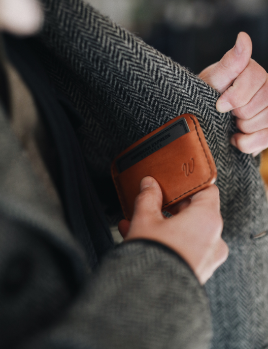Hand Stitched Card Holder