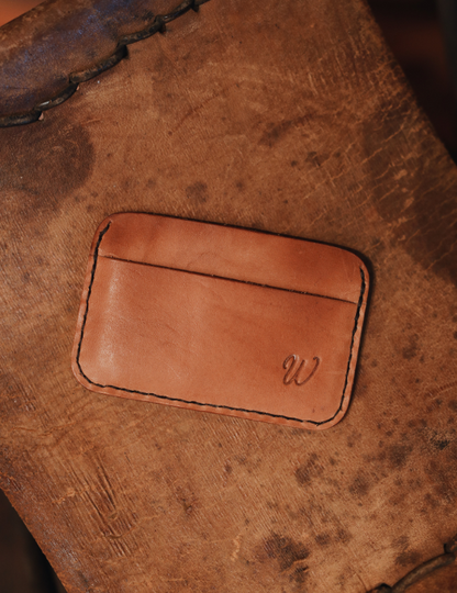 Hand Stitched Card Holder