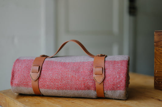 The Rambler Leather Blanket Wrap